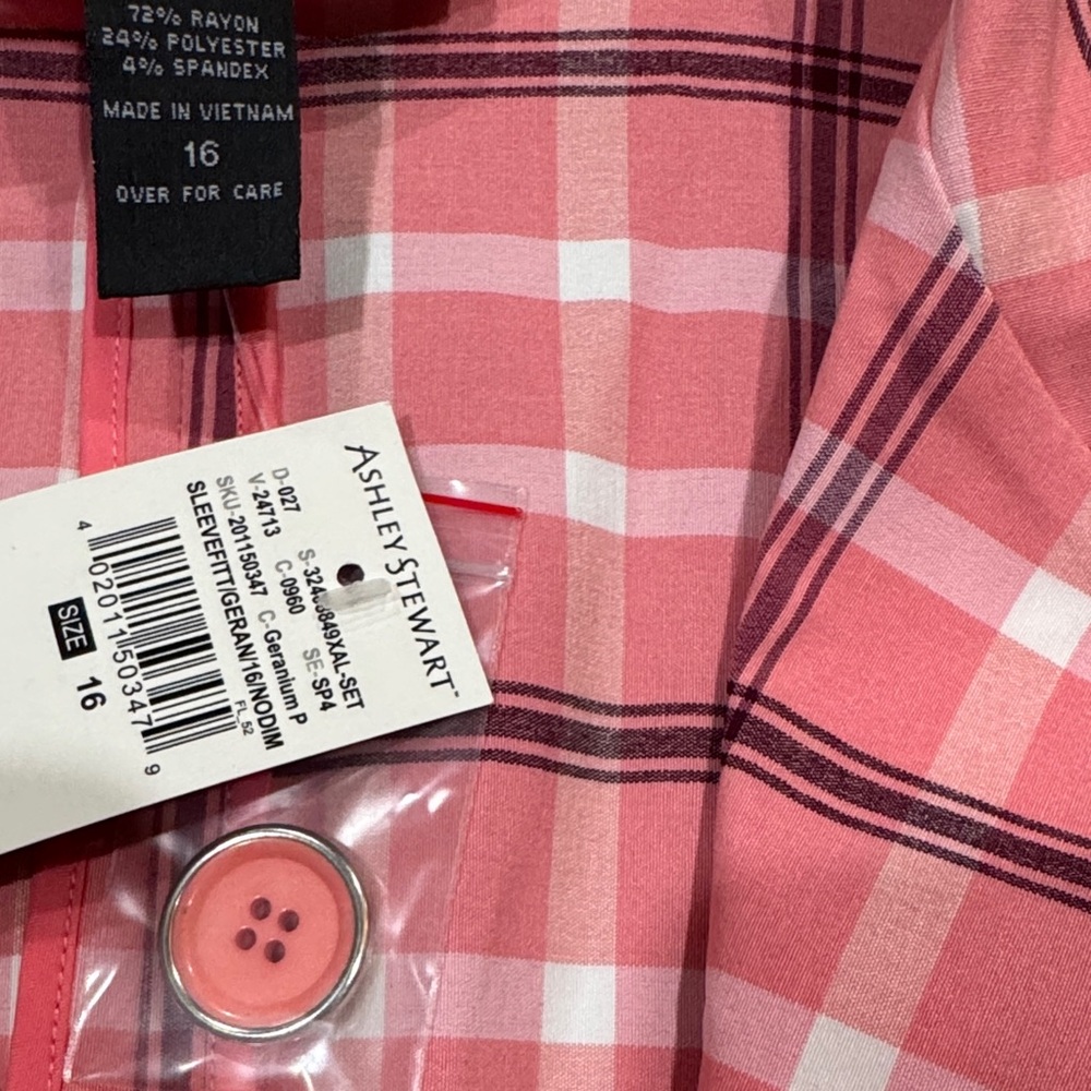 Ashley Stewart Plaid pant and blazer set - Picture 5 of 13